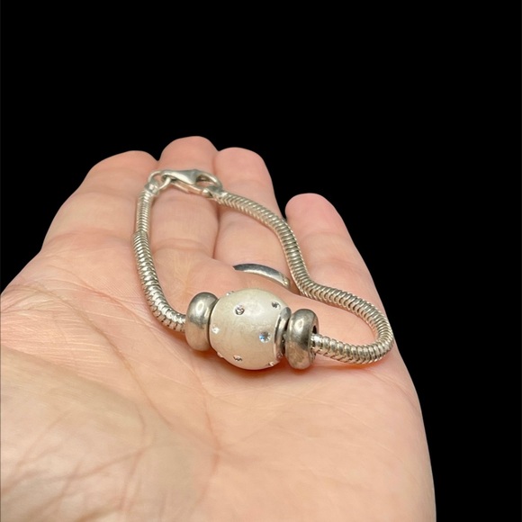 Sterling silver charm bracelet - Picture 5 of 7